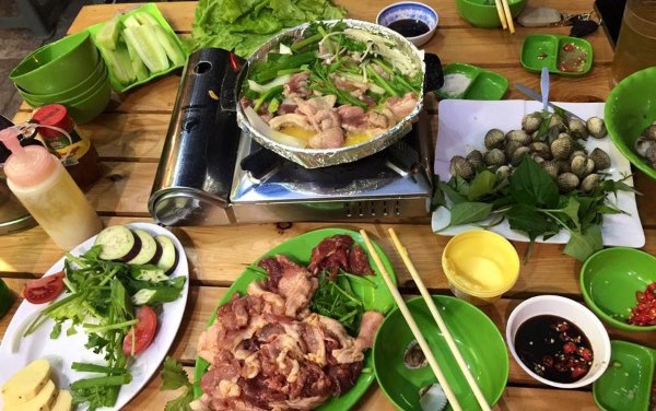 Menu đa dạng với nhiều món ăn hấp dẫn để thực khách lựa chọn